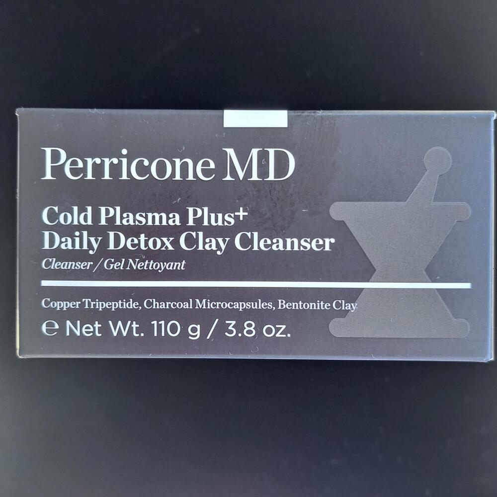Perricone MD Cold Plasma Plus+ Daily Detox Clay Cleanser - 3.8 oz/110 gr  - NWOT